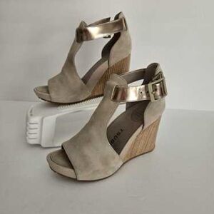 TSUBO NANCIE WET CEMENT NUBUCK WOMEN WEDGE SHOE